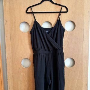 Madewell Black Flowy Jumpsuit